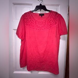 Lane Bryant shirt with cute designs 18 excellent condition, pet/smoke-free home